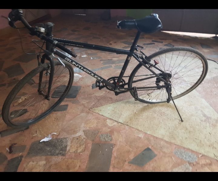Run-through road bike