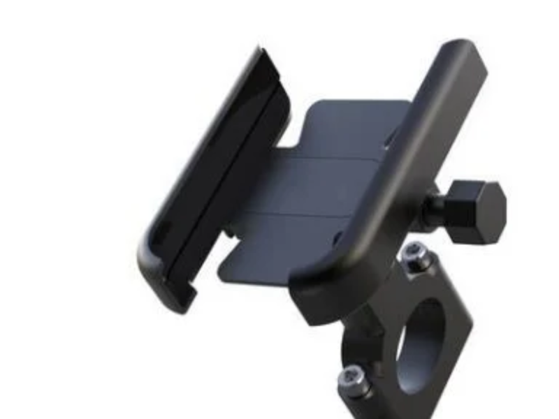 Bicycle handlebar phone holder